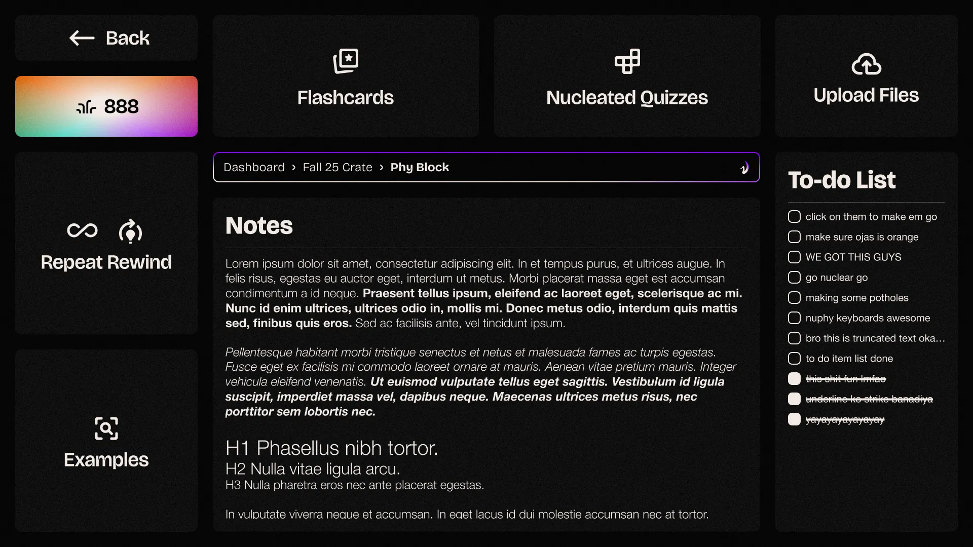 block ui